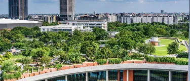 Asia's largest urban rooftop farm, Thammasat University, Thailand