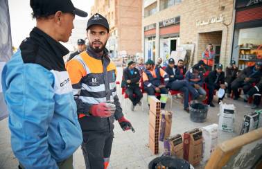 Enlarging the mortar offer in Morocco