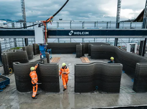 Wiederbelebung des ersten 3D-gedruckten Betongebäudes der Schweiz