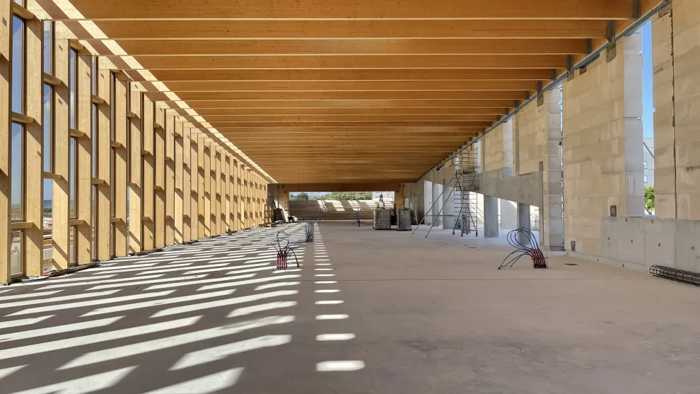 Holcim ECOPact building media library inside view