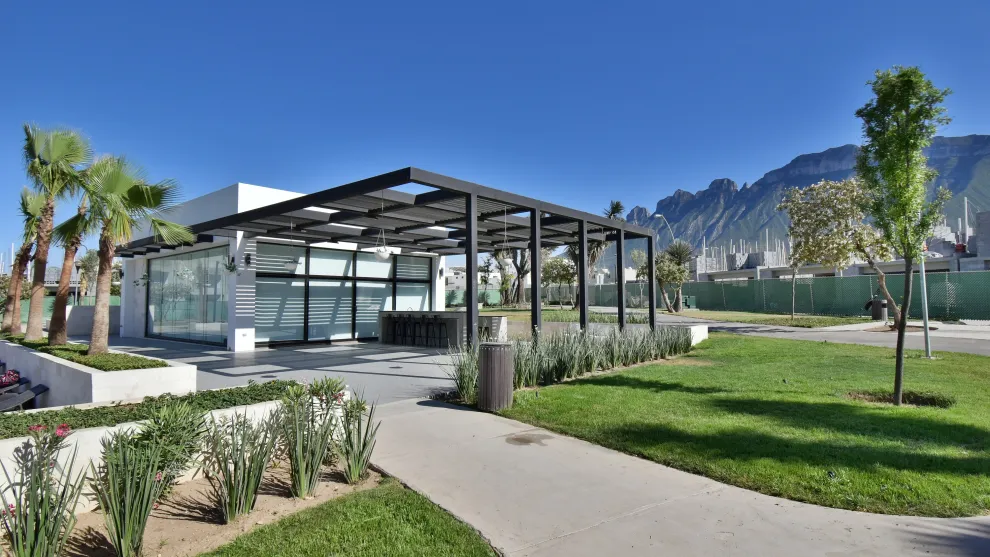 Holcim ECOPact housing development in Mexico single house