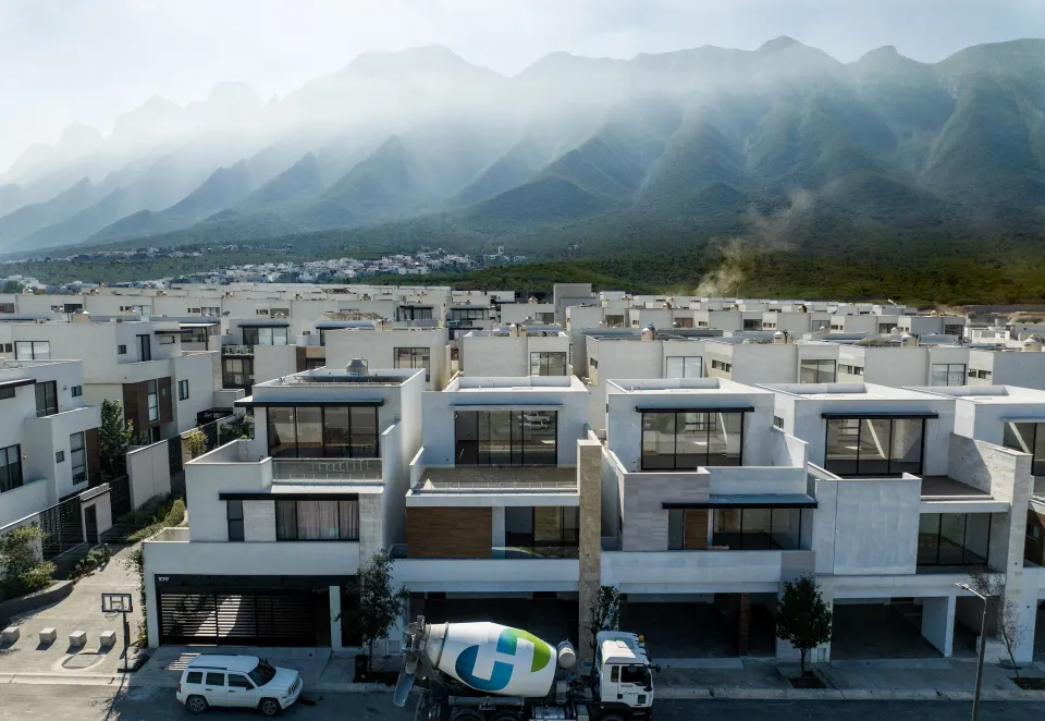 ECOPact Mexico housing project panoramic view