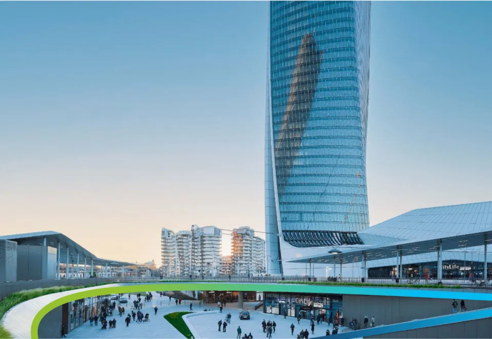 CityLife in Milan built with Holcim inside