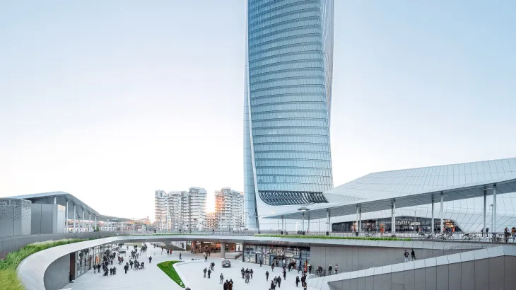 CityLife in Milan built with Holcim inside