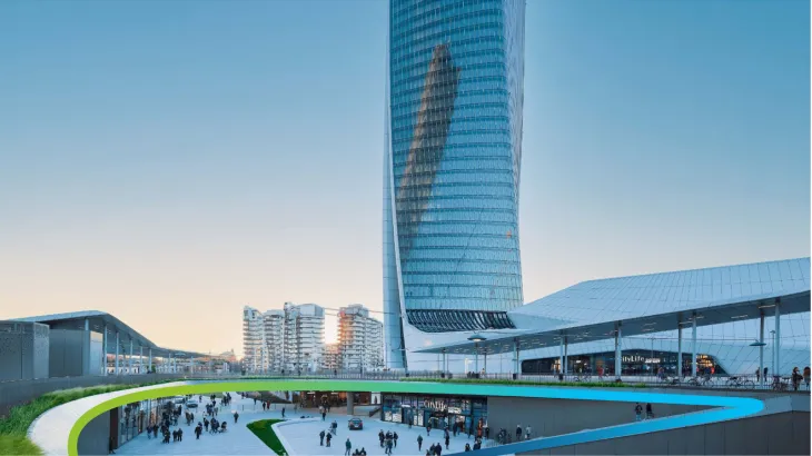 CityLife in Milan built with Holcim inside