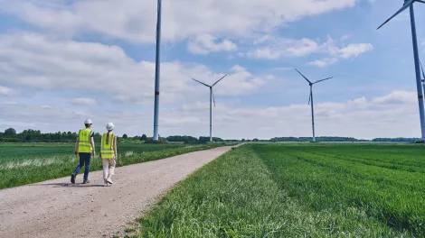 Holcim Lagerdorf wind turbines