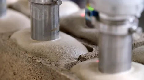 Airium blockfill close shot